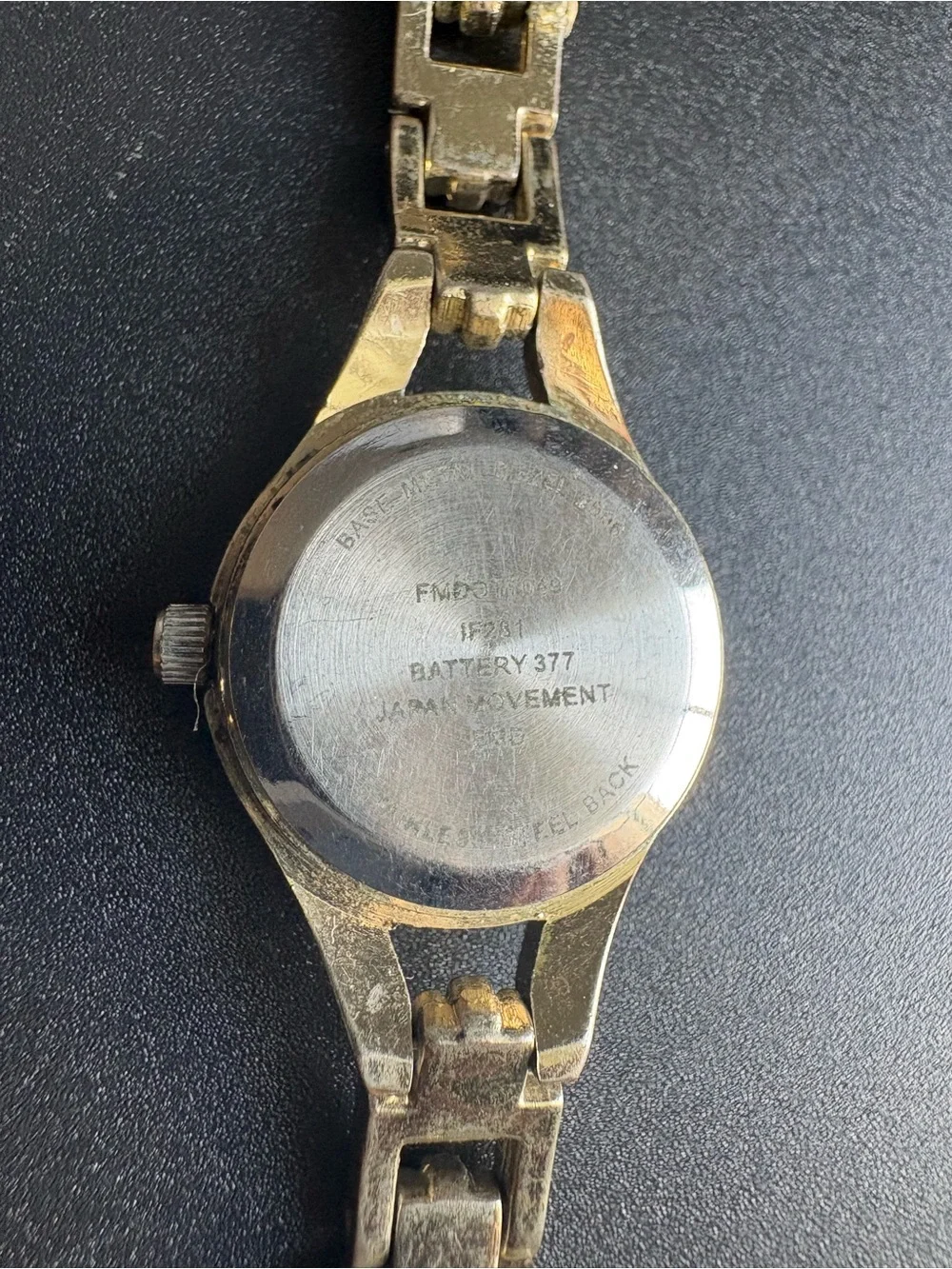 Vintage Gold‎ Tone Women's Bracelet Watch